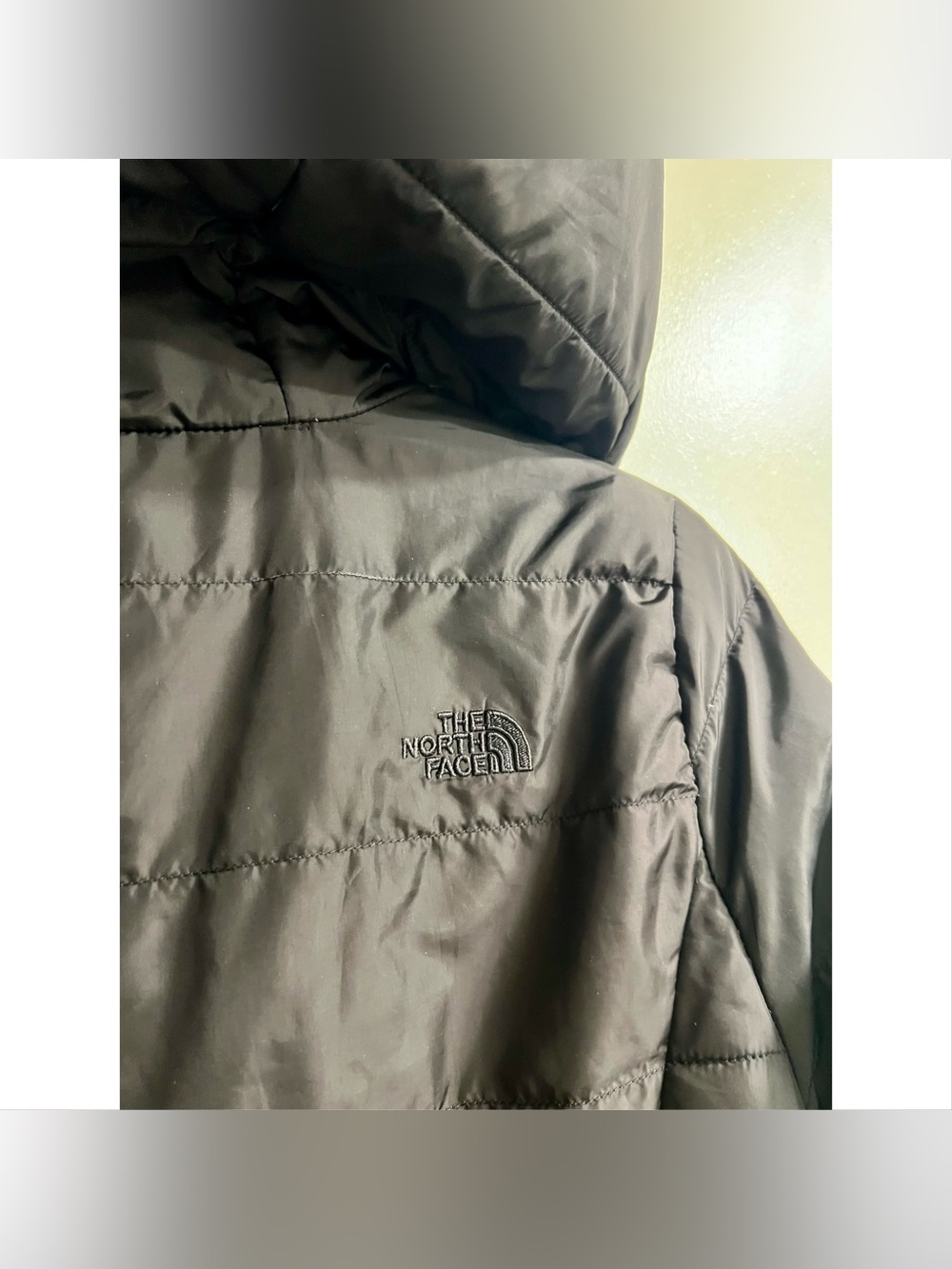 The North Face Women’s Black Hooded Long Puffer Coat - Picture 13 of 14